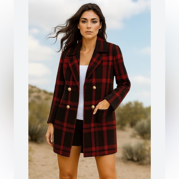Anne Klein Jackets & Blazers - Anne Klein Red and Navy Blue Jacket - M